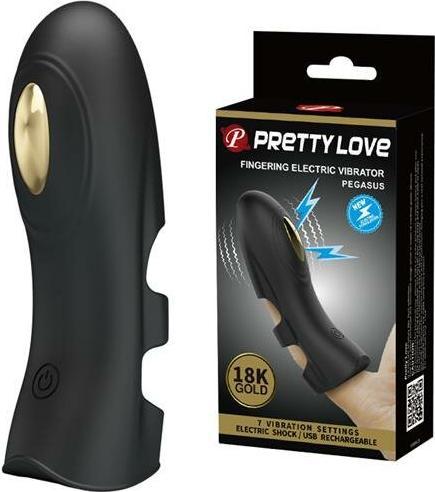 Actual product image Lovetoy PRETTY LOVE - Fingering Electric Vibrator PEGASUS 7 FUNCTIONS