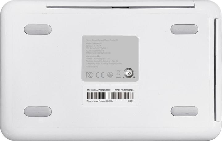 Actual product image Xiaomi Instant Photo Printer 1S Set EU (Direct thermal / thermal transfer, Colour)
