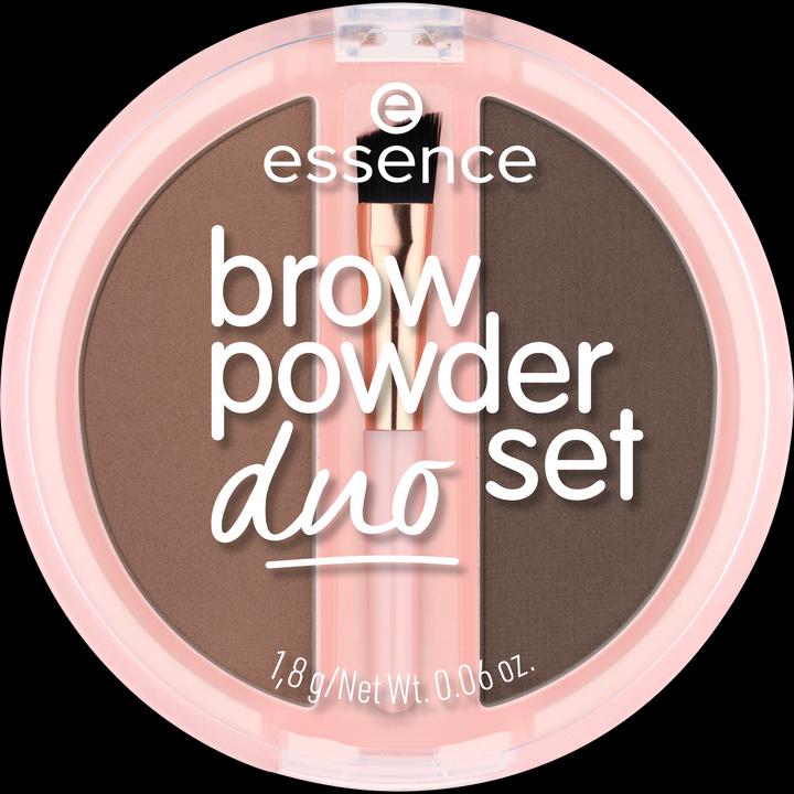 essence brow powder duo set (MEDIUM)