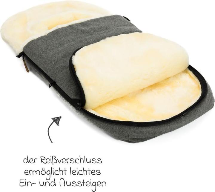 Actual product image Fillikid Fusssäcke für Kinderwagen & Buggys Lammwoll-Fusssack Makalu Wool für Buggy, Sport-