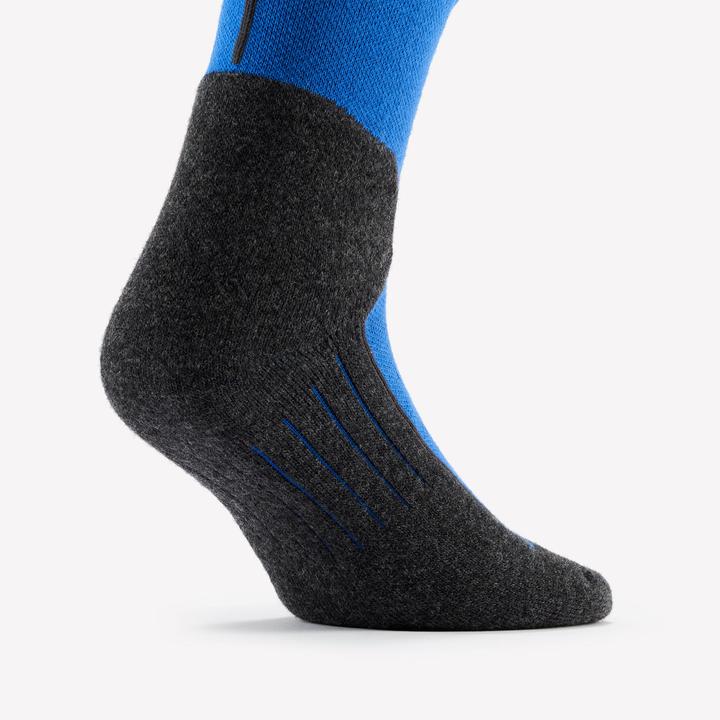 Wedze Skisocken Snowboardsocken Erwachsene - 100 blau/schwarz