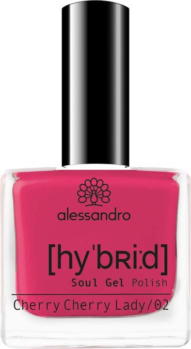 Alessandro Hybrid Soul Gel Polish Cherry Cherry Lady (Cherry Cherry Lady, Gel-Effekt Nagellack)