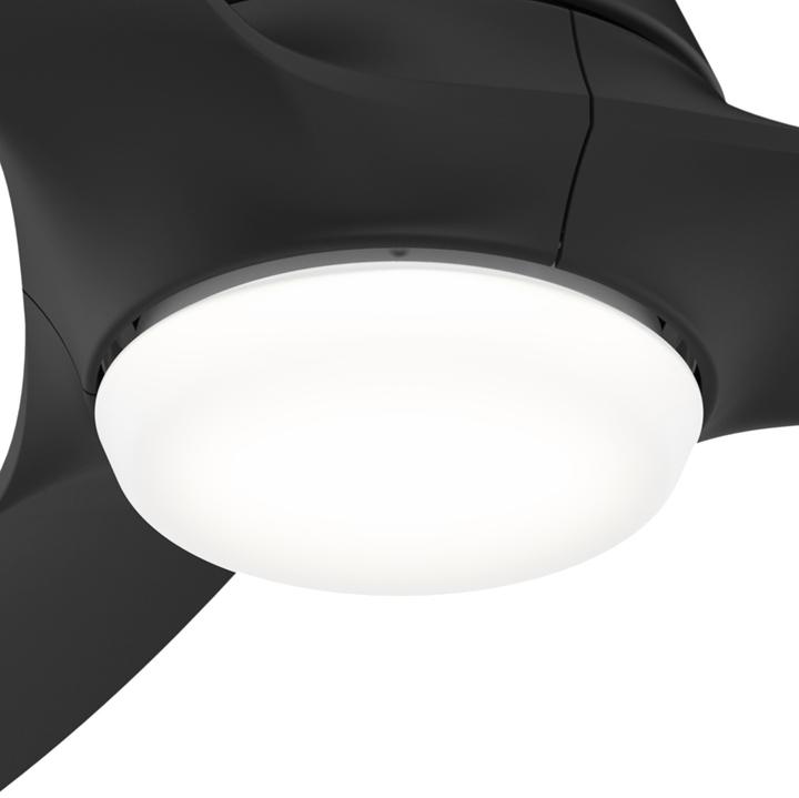Actual product image Hunter Fans DC Deckenventilator Calabasas Schwarz mit LED (40 dB)