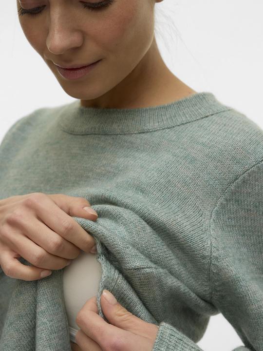 Immagine prodotto Mamalicious Normal geschnitten Rundhals Pullover Gestricktes Oberteil (XS)