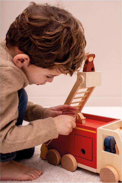Produktbild Trixie Baby Baby Holz Feuerwehrauto