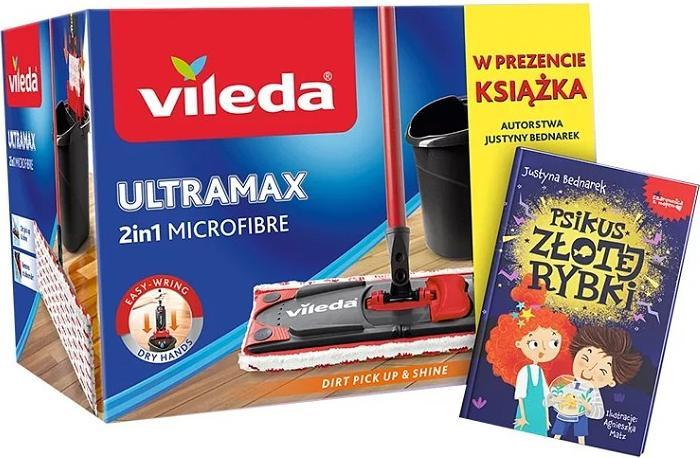 Actual product image Vileda Mop i wiaderko Ultramax BOX + książka dla dzieci „Psikus złotej rybki” (1 pcs.)