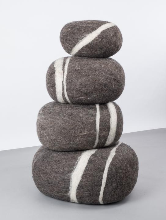 Produktbild Myfelt Oskar Filz-Kieselstein Kissen