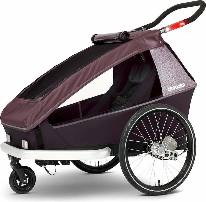Actual product image Croozer Kid Vaaya 1 All Season Bundle Baby - Blossom Red