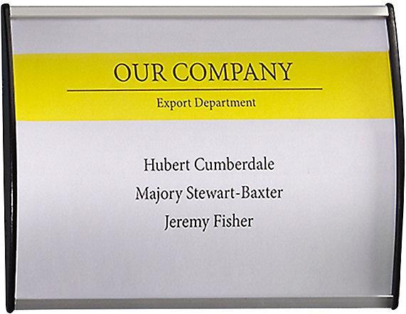 Actual product image kaiserkraft Aluminum door sign