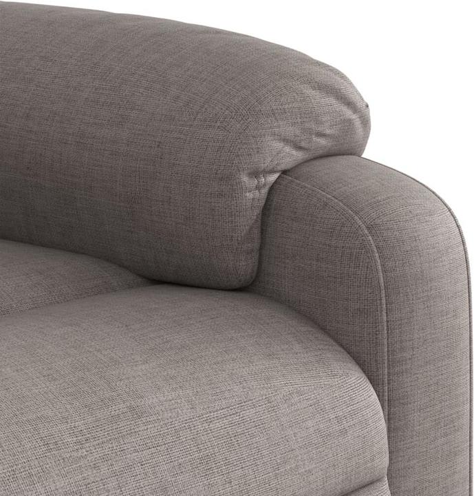 Immagine prodotto VidaXL Poltrona massaggiante in tessuto taupe,Colore: Taupe,Materiale: Tessuto (100