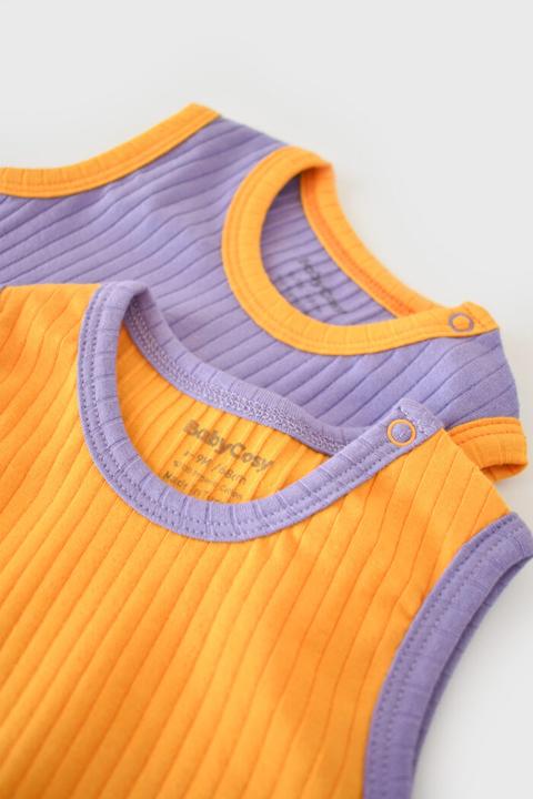 Actual product image BabyCosy Ribana 2 Pcs Sleeveles Body (74)