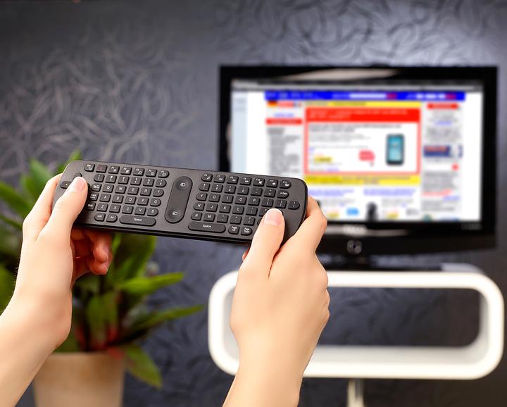 Produktbild GeneralKeys 3in1-Funk-Air-Maus mit Multimedia-Tastatur & Fernbedienung (Kabellos)