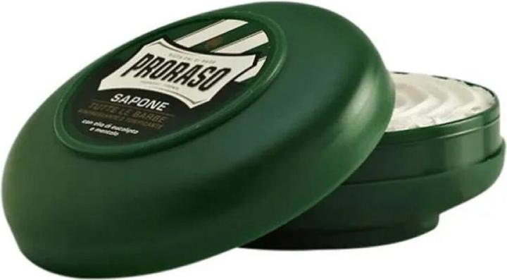 Image du produit Proraso Green Shaving Soap In A Jar (savon à barbe vert dans un pot) (75 ml, Savon à raser)