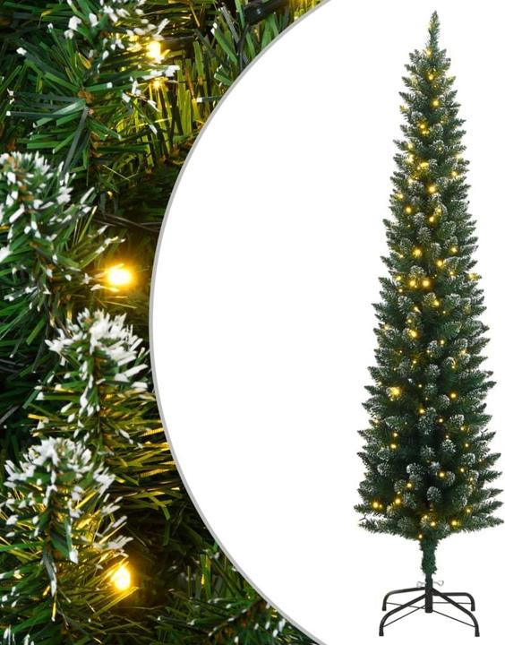 Produktbild VidaXL Künstlicher Weihnachtsbaum Schlank 150 LEDs 150 cm (150 cm)