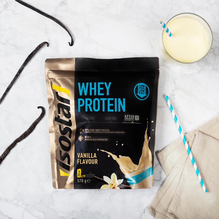 Actual product image Isostar Powder Whey Protein Vanilla 570 g (Vanilla, 1 pcs., 570 g)