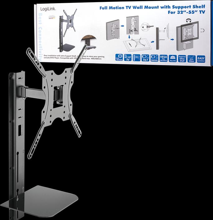 Actual product image LogiLink TV wall mount (Wall, 55", 30 kg)