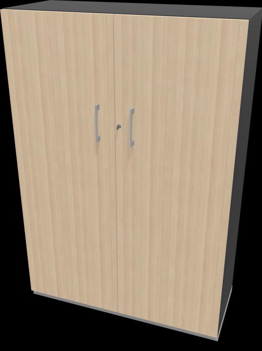 Silbergrau, Eschendekor sandbeige mit Struktur, Dunkelgrau