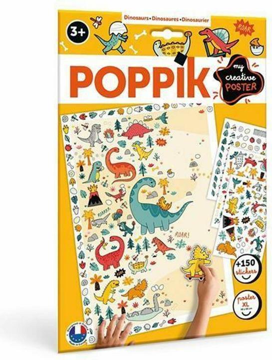 Image du produit Poppik Sticker Poster Créatif Dinosaure