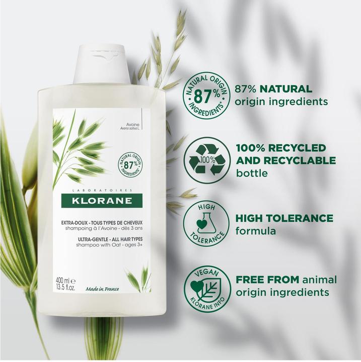 Produktbild Klorane Extra-sanftes Shampoo mit Hafer (100 ml, Flüssiges Shampoo)