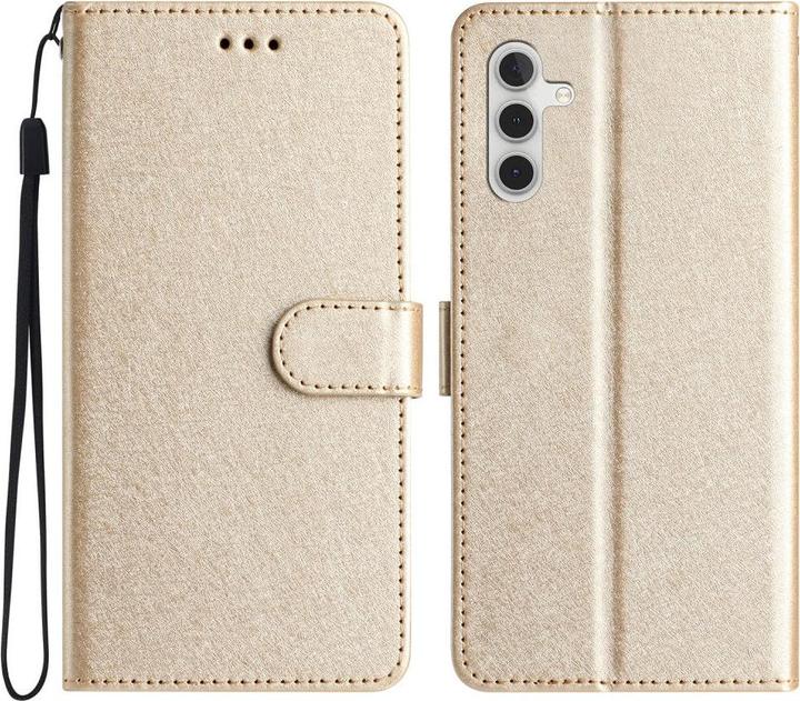 Cover-Discount Galaxy A35 - Silk Texture case cover gold (Samsung Galaxy A35)