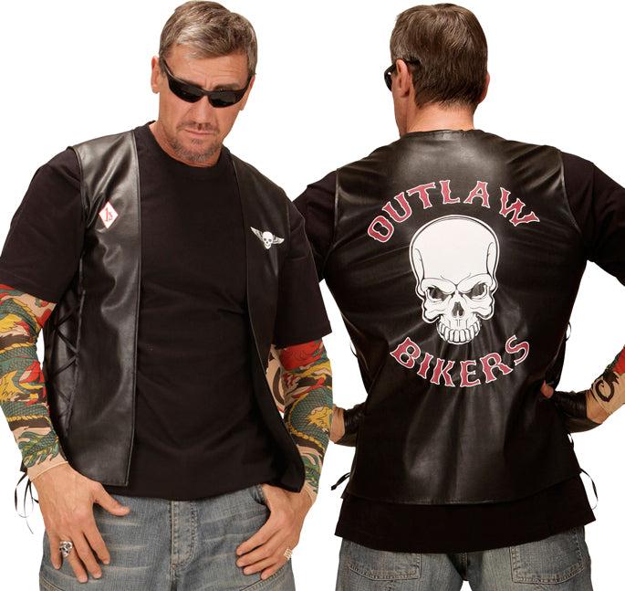 Actual product image Widmann Biker waistcoat: Outlaw (XL)