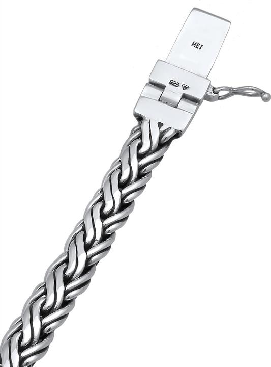 Immagine prodotto Kuzzoi Bracciale di base, attorcigliato (21 cm, Argento 925)