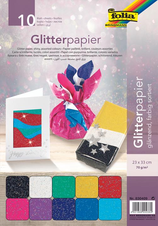 Produktbild Magni Glitter-Papier (70 g/m², 10 x)