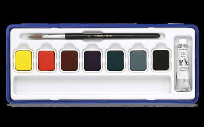 Productafbeelding Caran d'Ache Gouache Studio Tabletten Metallschachtel (Veelkleurig)