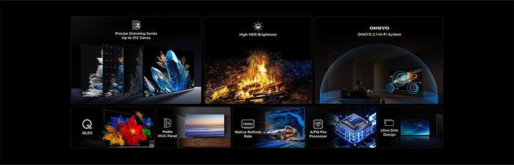 Immagine prodotto TCL 98C6K (65", Mini-LED, 4K, 2025)