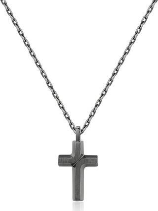 Actual product image Brosway Stylishack necklace with a cross Backliner BBC06