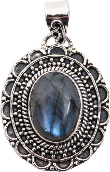 Cachet Silberanhänger (Labradorit, 925 Silber)