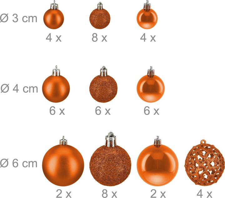 Immagine prodotto Relaxdays 50x palline-natale (50 -parte)