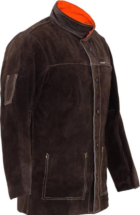 Stamos Schweisserjacke Schweiss Jacke "XXL" Echtes RindsLEDer Gr Xxl LEDer (XXL)
