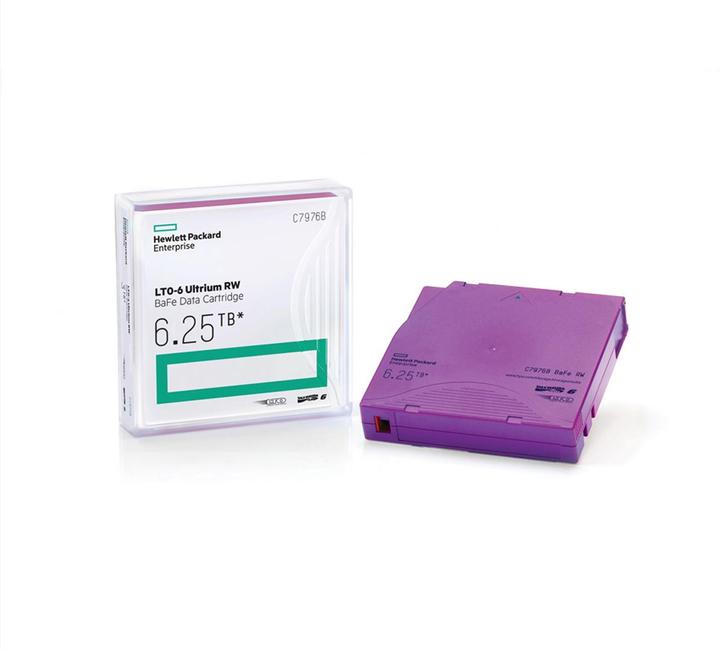 Actual product image HPE LTO-6 Ultrium 6.25TB - 20pack (LTO-1 Ultrium, 2500 GB)