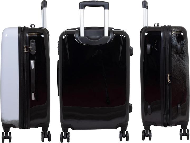 Produktbild Trendyshop365 Erweiterbarer Hartschalen-Citykoffer mit Gorilla-Motiv (66 l, M (50 - 90l))