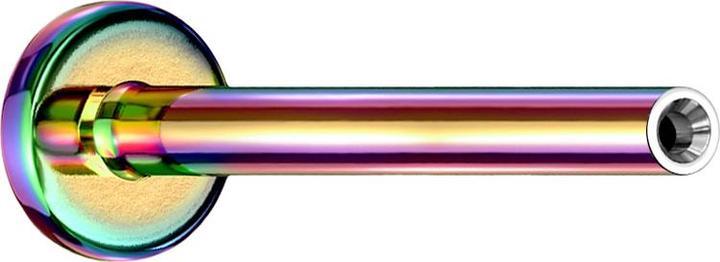 Actual product image Star Piercing Micro Threadless Labret-Stab farbig (without brass, Titanium G23)