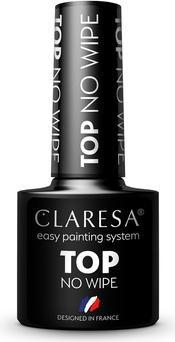 Claresa Top No Wipe top curing for hybrid varnish without washing 5g (Durchsichtig, UV-Gel Lack)