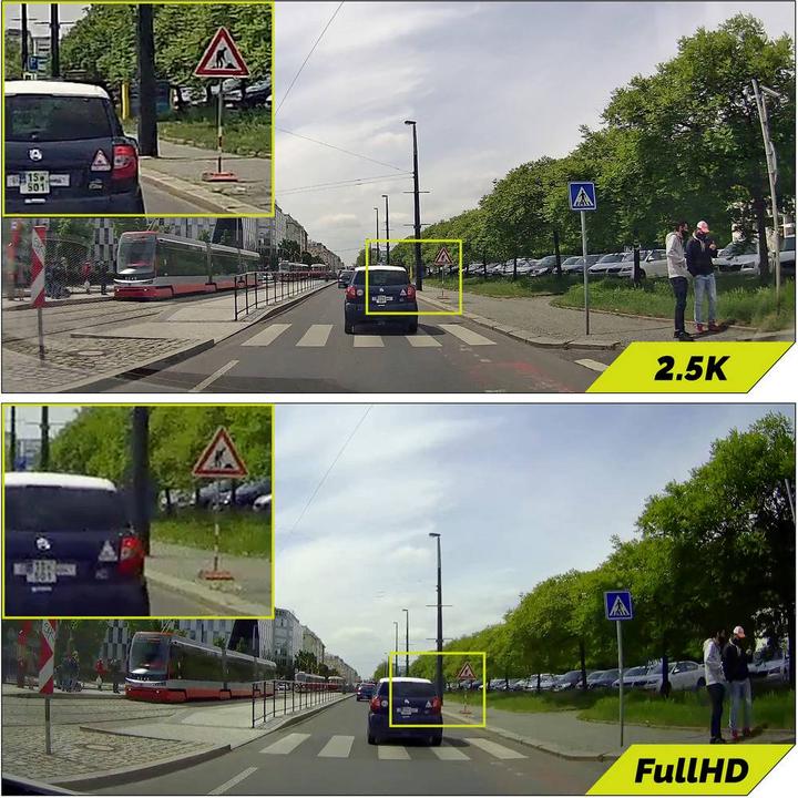 Produktbild TrueCam Dashcam mit Autokamera M9 GPS 2.5K (WLAN, 2.7K)