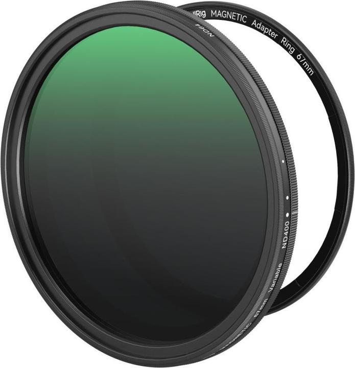 Image du produit SmallRig Magnetic 67mm VND Filter ND64-ND400 (6-9 Stop) 5169 (67 mm, Filtre gris neutre)