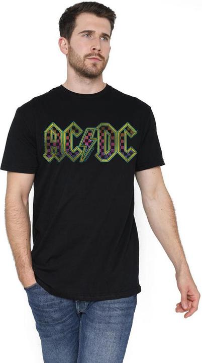 Immagine prodotto AC/DC Maglietta Logo a Scacchiera Gradiente Uomo (4XL)
