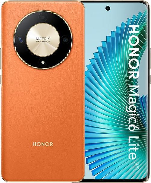 Actual product image Honor Magic6 Lite (256 GB, Sunrise Orange, 6.78", 0.00 Mpx, 5G)