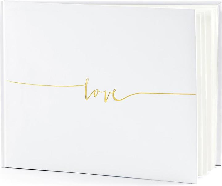 Partydeco Livre d'or Love (24 x 18,5 cm)