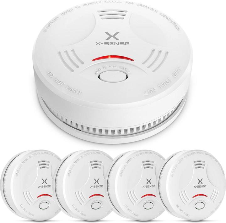 X-Sense SD11 Détecteur de fumée (5 paquets)