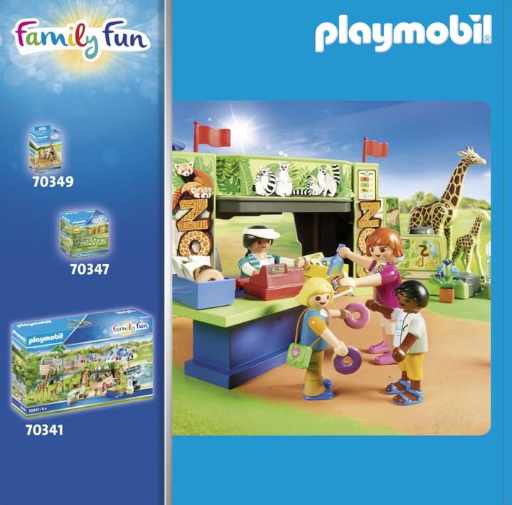 Actual product image Playmobil 2 Zebras with baby (70356)