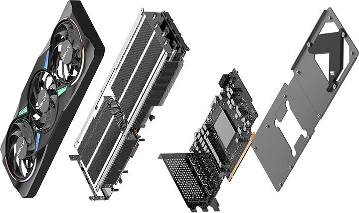 Actual product image PNY GeForce RTX 5070 Ti ARGB OC (16 GB)