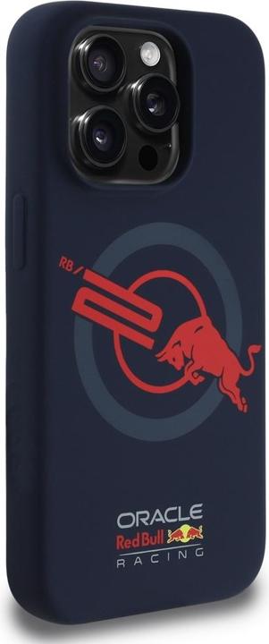 Image du produit Red Bull Case HC Silicone ORBR20 Logo Red Lining to iPhone 15 Pro Max MagSafe navy blue (Apple iPhone 15 Pro Max)