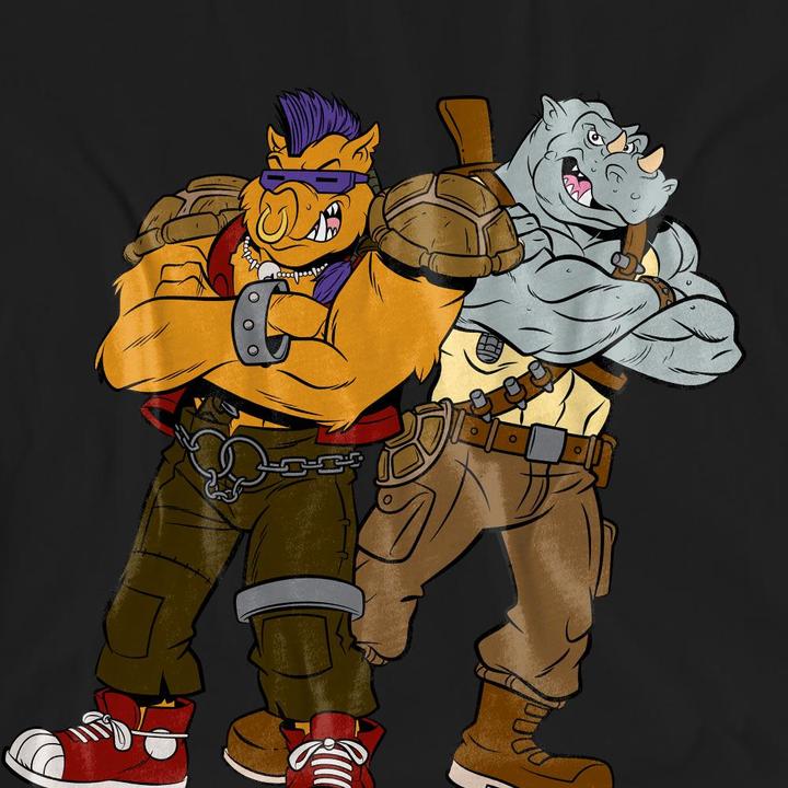 Immagine prodotto Teenage Mutant NT Maglietta Bebop & Rocksteady Adulto Unisex (XXL)