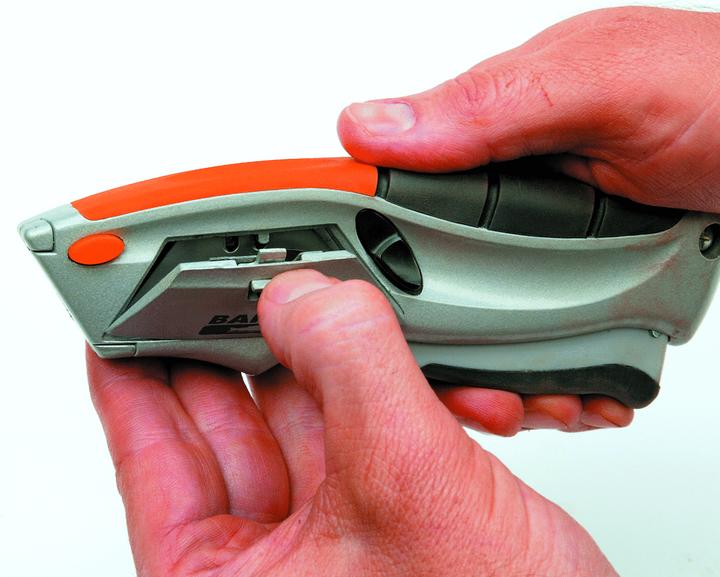 Image du produit Bahco Mini-cutter avec rétraction automatique de la lame et poignée en caoutchouc (Cutters)