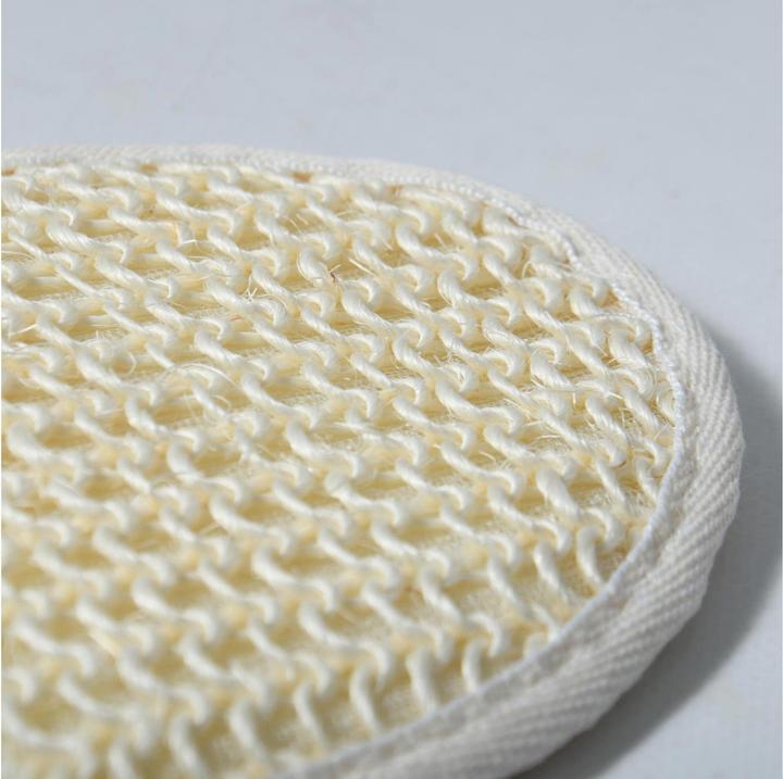 Immagine prodotto MSV Spugna esfoliante in sisal 20 x 13,5 cm, bianco