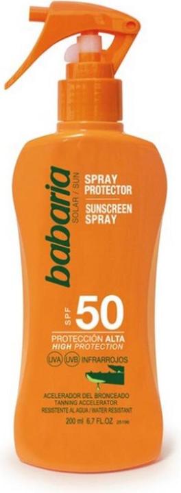 Babaria Face Sunscreen 200ml (Sonnenspray, SPF 50, 200 ml)